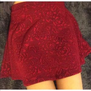 🌹Lovely Floral Textured Skirt